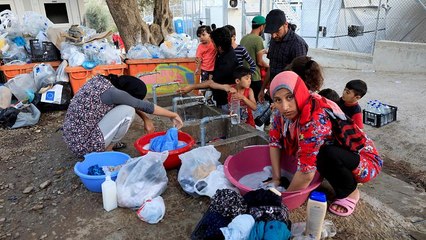 Las inhumanas condiciones del campamento de Moria