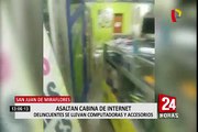 San Juan de Miraflores: asaltan por tercera vez local de cabinas de internet