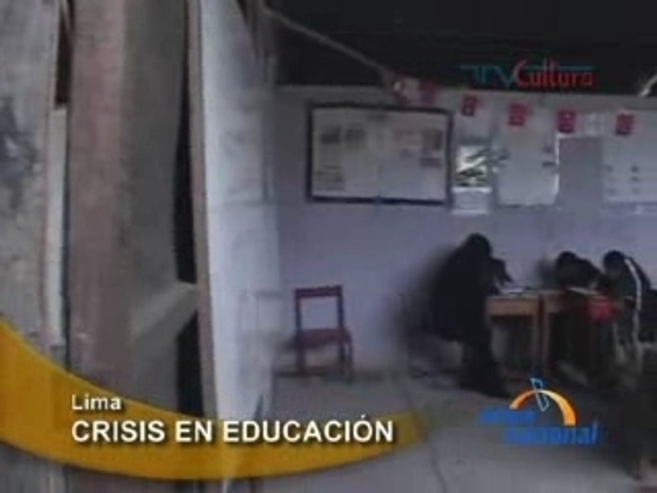 CRISIS EN EDUCACION -LIMA