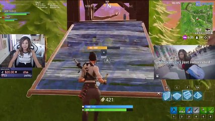 POKIMANE SAYS MYTH IS BLACK  - Fortnite Funny Clips