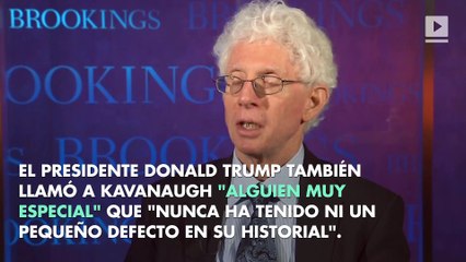 Trump dice que Brett Kavanaugh es 'una de las mejores personas' que haya conocido