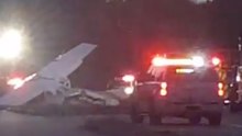 Plane Crashes Into Cars in Sugar Land, Texas