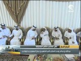 عبدالله بن سالم القاسمي ينقل تعازي حاكم الشارقة لأسر وذوي الشهداء