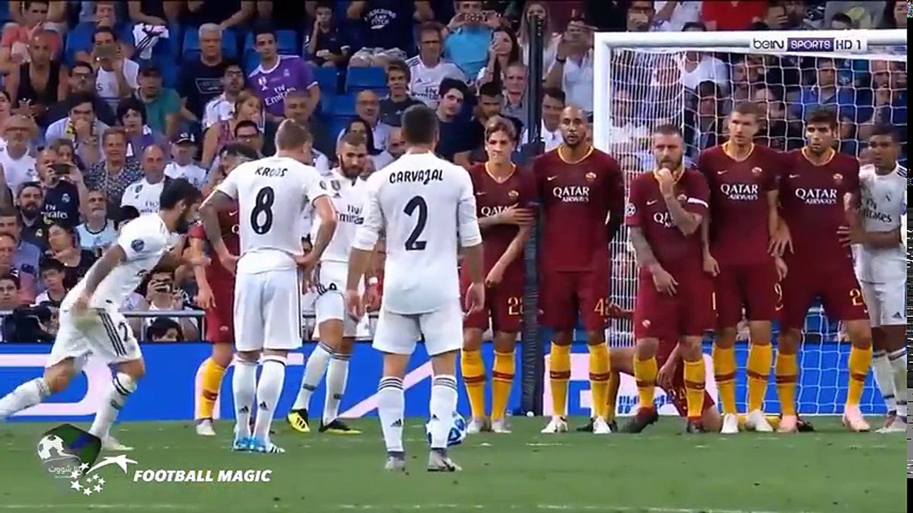 ملخص واهداف مباراة ريال مدريد وروما 3/0 كاملة ...