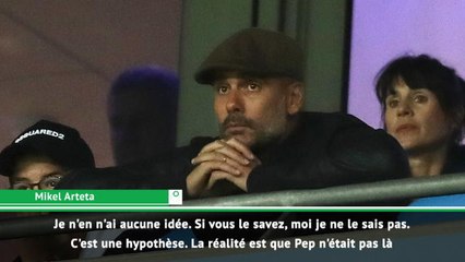 Groupe F - Arteta : "Aucune idée" du résultat si Guardiola avait été sur le banc