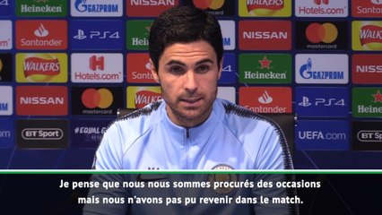 Groupe F - Arteta : "Pas suffisant à ce niveau"
