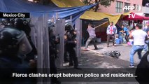 Dozens wounded as Mexico City eviction turns violent