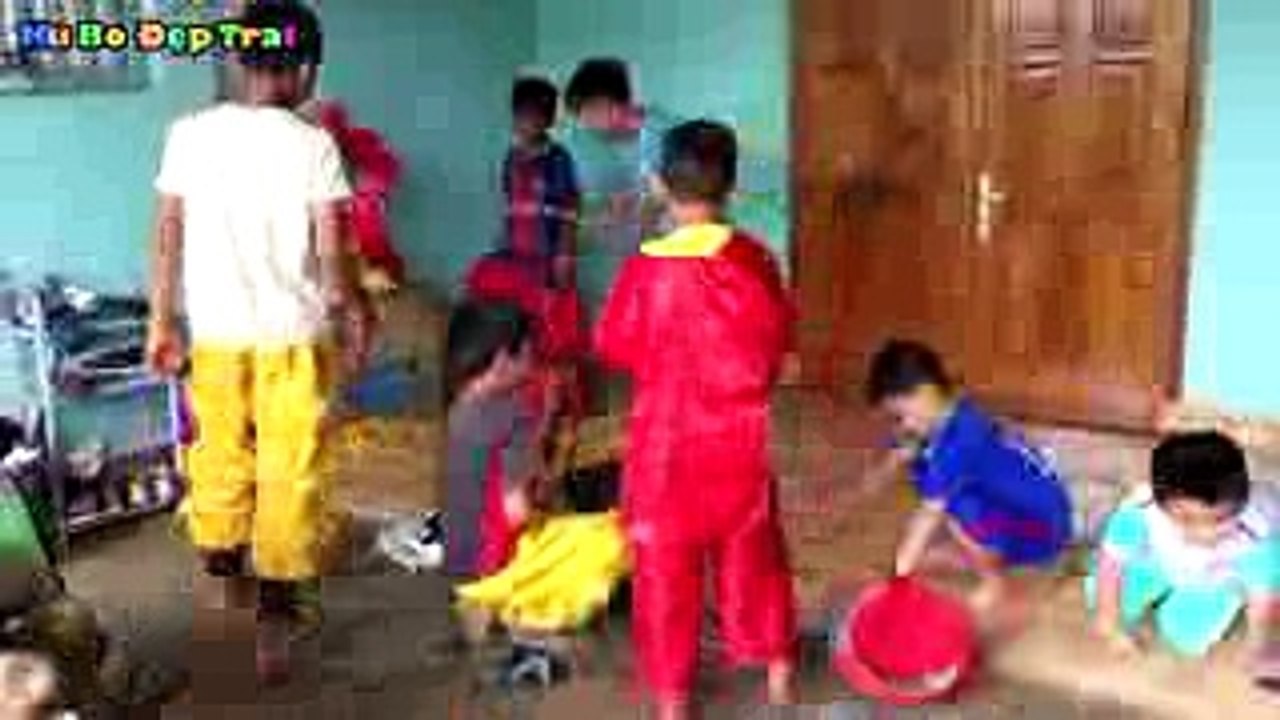 Đội Lân Nhí đến nhà kubo để tập luyện cho trung thu 2018 - Ku Bo Đẹp Trai