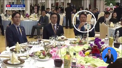 최태원 디카 들고 방북…곳곳에서 인증샷