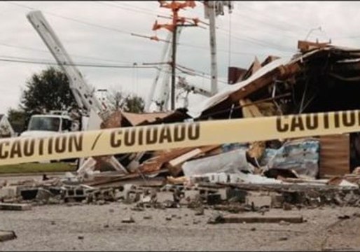 Drone Footage Shows Chesterfield County Furniture Store Destroyed by Tornado
