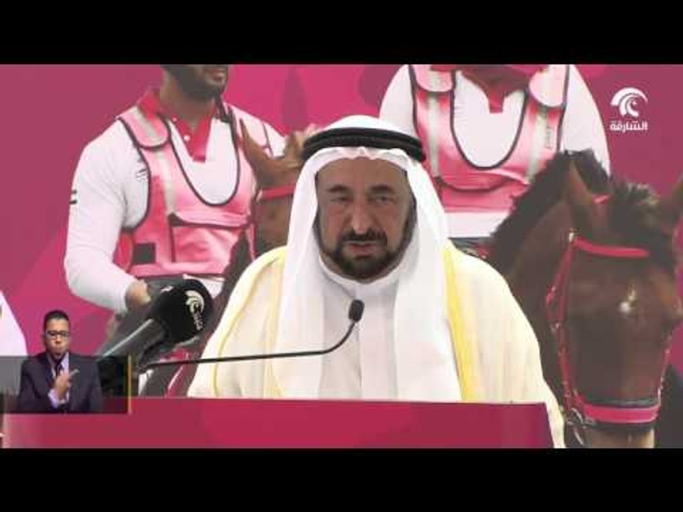 حاكم الشارقة يشهد انطلاقة مسيرة فرسان القافلة الوردية
