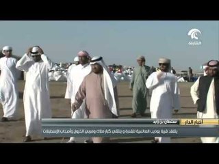 سلطان بن زايد يتفقد قرية بوذيب العالمية للقدرة ويلتقي كبار ملاك ومربي الخيول وأصحاب الإسطبلات