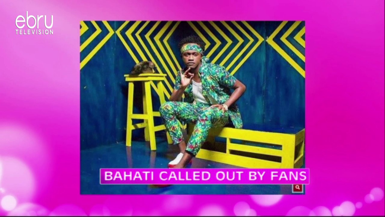 Bahati Called Out By Fans