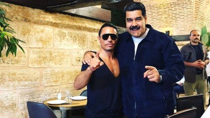 Nusr-Et'in Miami Şubesinde Maduro Protestosu