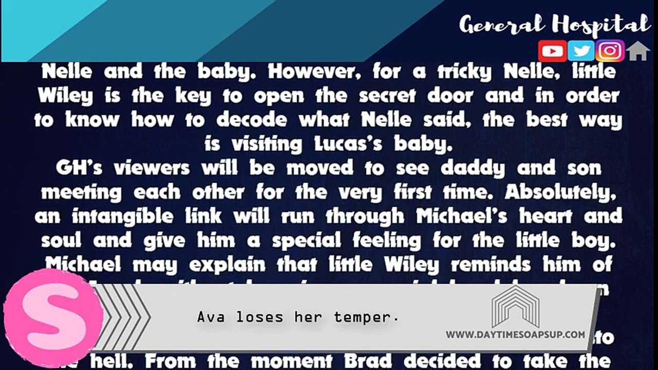 General Hospital spoilers: Brad sits on fire seeing Michael holds little Wiley