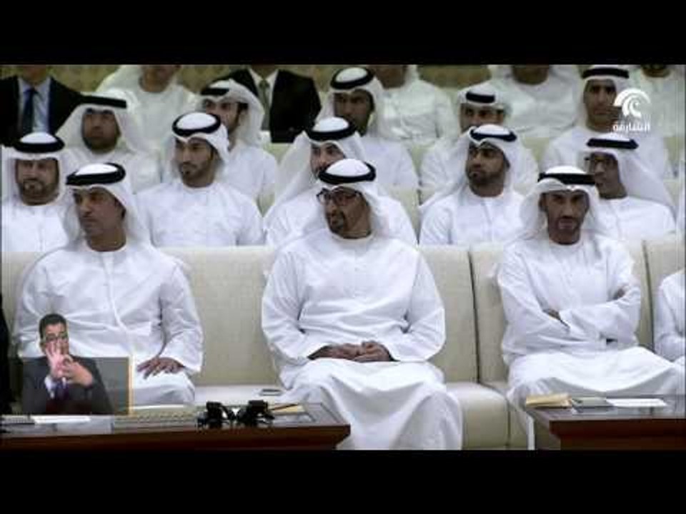 #أخبار_الدار : محمد بن زايد يشهد محاضرة حول عالمية ناسا ورحلة الإنسان إلى المريخ