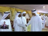 محمد بن زايد يقدم واجب العزاء في شهيد الوطن محمد ناصر الظاهري  و سعيد راشد الكعبي