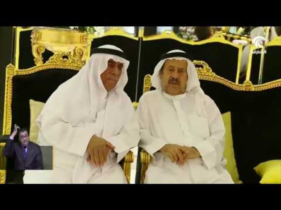 أخبار الدار : حاكم رأس الخيمة يواصل استقبال المهنئين  بشهر رمضان المبارك .