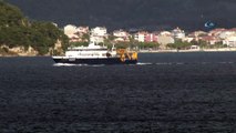 Rus Arama Kurtarma gemisi düşen Rus uçağını aramak için Çanakkale Boğazı’ndan geçti