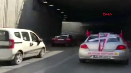 Konya Düğün Konvoyunda Pompalı Tüfekle Havaya Ateş Açan Şahıs Gözaltında
