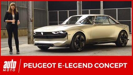 Peugeot e-Legend Concept (2018) : la 504 du futur