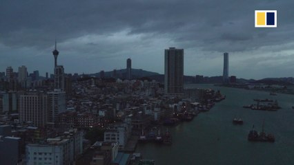 Typhoon Mangkhut arrives in Macau