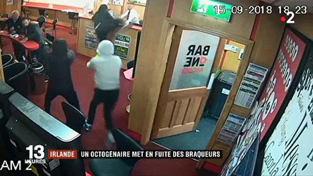 Irlande : Un octogénaire s'attaque à des braqueurs et devient une légende ! Regardez