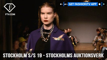 Stockholm Fashion Week S/S 19 - Stockholms Auktionsverk | FashionTV | FTV