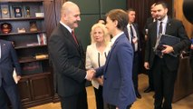 İçişleri Bakanı Soylu, Sırbistan Başbakanı Brnabic ile görüştü - BELGRAD