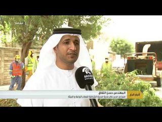 بلدية الشارقة تواصل حملة استبدال الأشجار القديمة في بعض مناطق الإمارة  .