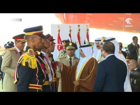 محمد بن زايد والسيسي يشهدان افتتاح قاعدة محمد نجيب العسكرية وتخريج دفعات الكليات العسكرية المصرية