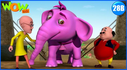 Motu Patlu in Hindi | Gulabi Hathi | Cartoon for Kids | Wow Kidz