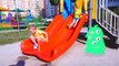 Huge Outdoor Playground for children Slides and Swings Kids activities with Vlad and Nikita