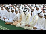 حاكم الشارقة يؤدي صلاة عيد الفطر المبارك في مصلى البديع