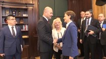 İçişleri Bakanı Soylu, Sırbistan Başbakanı Brnabic ile Görüştü