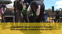 Government urged to register persons with disabilities to enable them get aid