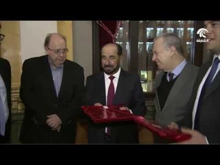 سلطان القاسمي يلتقي بالقائمين على معرض ساو باولو للكتاب 2018