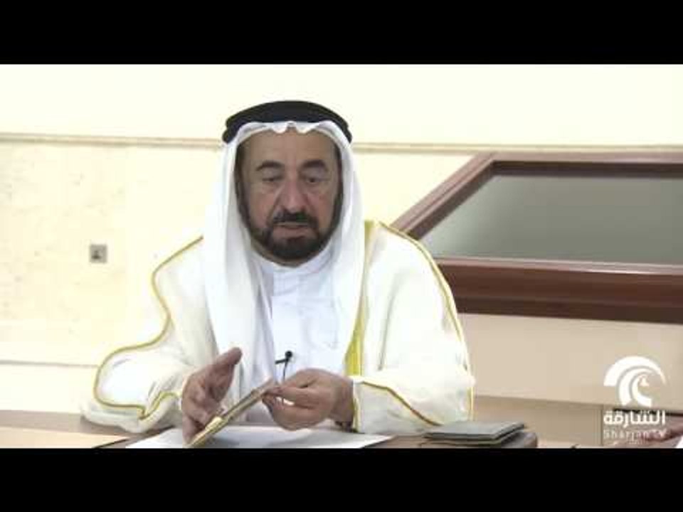 لقاء مع #حاكم الشارقة خلال نقل مخطوطات سموه إلى دار المخطوطات الإسلامية