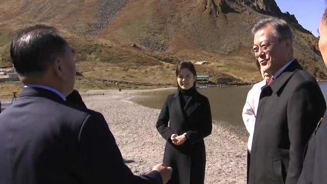 김정은 위원장이 오면 날씨가 맑다 문 대통령의 답변은? / YTN