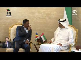 #أخبار_الدار : محمد بن زايد يستقبل رئيس سيشل.