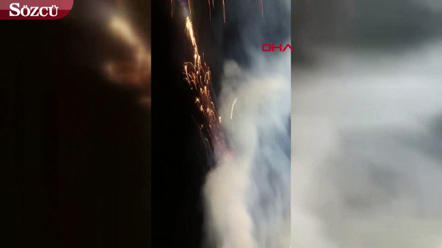 Elinde tuttuğu havai fişekler bomba gibi patladı