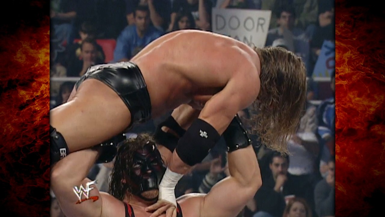 Kane vs Triple H (Stalling Military Press Slam on Triple H)! 10/16/00