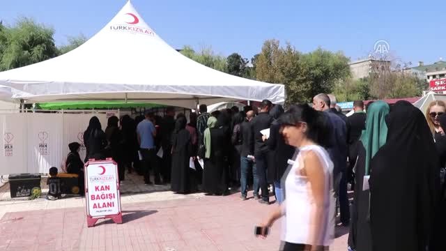 Aşura Merasimi Kapsamında Kan Bağışında Bulundular