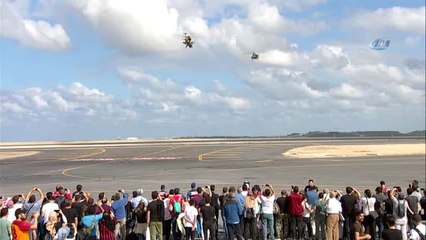 Atak Helikopterler Harmandalı Oynadı