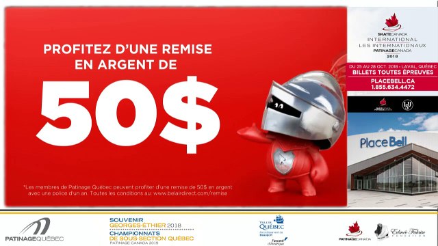 Souvenir Georges-Éthier 2018 / Championnats de sous-section Québec 2019 Eve. 31 Juvénile moins de 12 ans Dames & Eve. 32 Pré-Novice Dames Gr. 4 prog. Court & Eve. 33 Pré-Novice Dames prog. Court Échauffement 1-4