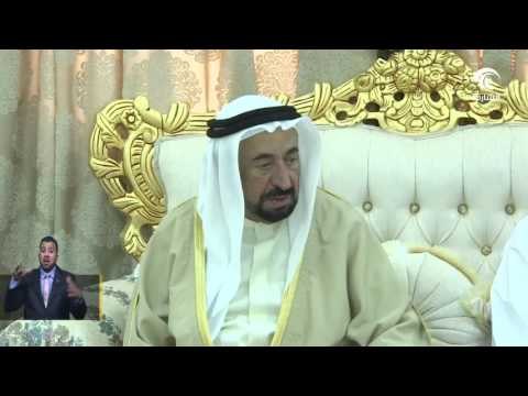 حاكم الشارقة يتفقد عددا من المشروعات الخدمية و يفتتح مبنى استوديوهات في الحمرية