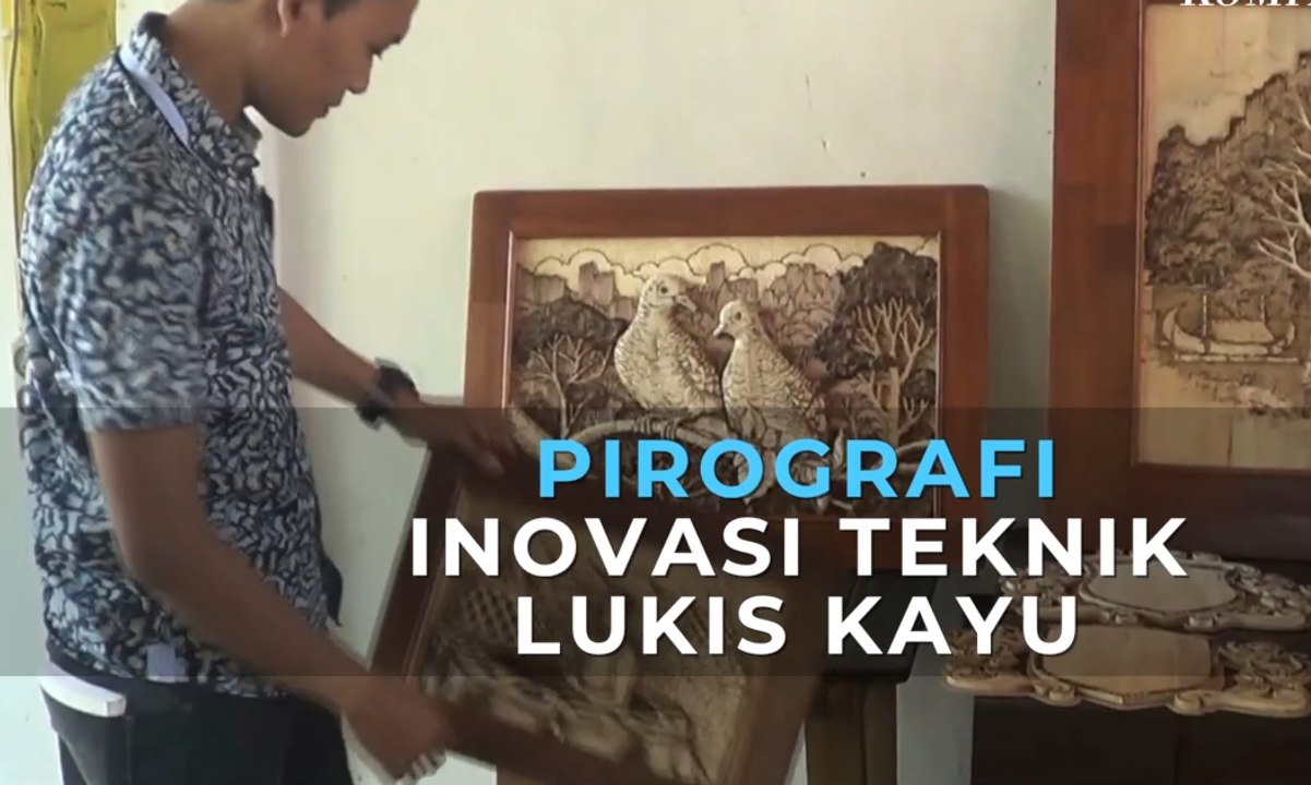 Pirografi, Inovasi Teknik Lukis Kayu