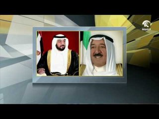 #أخبار_الدار : رئيس الدولة يهنئ صباح الأحمد الجابر الصباح بمناسبة اليوم الوطني وتحرير الكويت