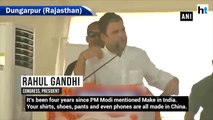 I want to see ‘Made in Rajasthan’, ‘Made in Dungarpur’ label on mobile phones: Rahul Gandhi