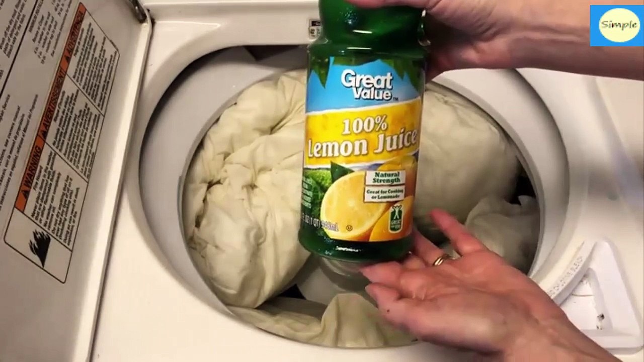 Cleaning Yellowing Pillows and More Simple Crafts video Dailymotion